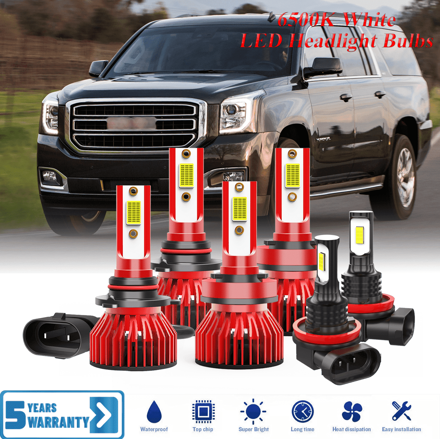KC HiLites Universal Mount Gravity LED Fog Light Kit - Amber 
