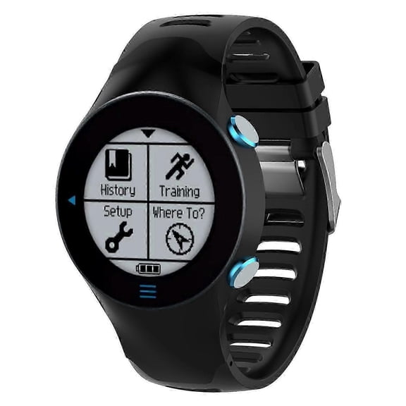 Compatible with Garmin Forerunner 610 smartwatch silicone replacement strap, comfortable to wear, secure fit