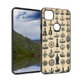 thumbnail image 1 of Compatible with Google Pixel 4A 4G Phone Case, Vintage-ship-bottle-symbols-0 Case Silicone Protective for Teen Girl Boy Case for Google Pixel 4A 4G, 1 of 1