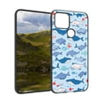 thumbnail image 1 of Compatible with Google Pixel 5（2020） Phone Case, whale-fish-91 Case Silicone Protective for Teen Girl Boy Case for Google Pixel 5（2020）, 1 of 1
