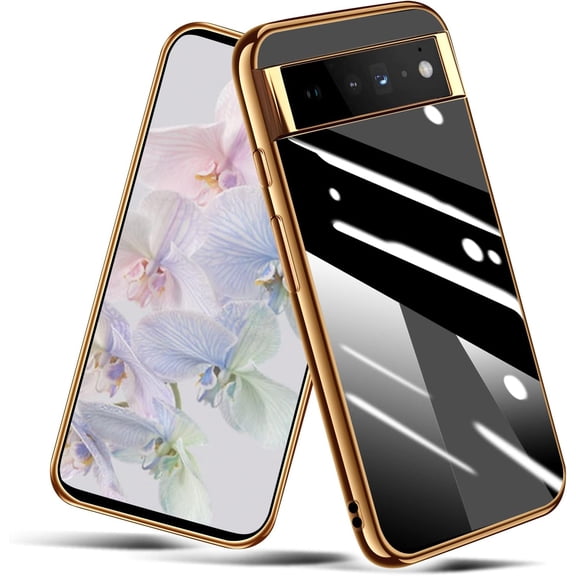 Compatible with Google Pixel 6 Pro 5G Case (6.7 inch) Ultra-Thin Shockproof Phone Cases Slim Soft Flexible TPU Silicone Protective Cover - Black