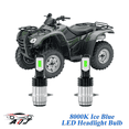 thumbnail image 1 of Compatible with Honda FourTrax 300 1988-2000, 2-Pack H6M H6 Led Headlight Bulbs Motorcycle Bulb, 1700lm 8000K Ice Blue, 12v-24v DC, 1 of 11