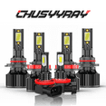 thumbnail image 1 of Compatible with Honda HR-V 2019-2021 HRV 6000K 6x LED Headlight + Fog Light Bulbs Kit Combo, 1 of 15