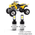 thumbnail image 1 of Compatible with Honda Sportrax 400 1999-2008 ,2-Pack H6 H6M Led Headlight Bulbs Motorcycle Bulb,1700lm 6500K Cool White, 12v-24v DC, 1 of 11