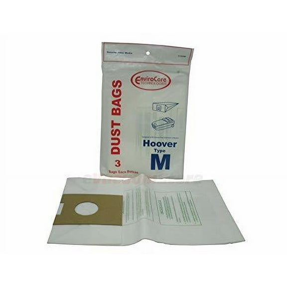 Compatible with Hoover 3 Pack Generic Type M Vacuum Bags