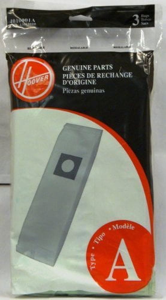Compatible with Hoover Genuine Parts Vacuum Bags Type A 3 Count (Pack of 4) Total of 12 Bags