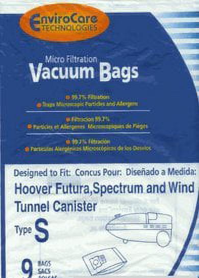 Compatible with Hoover S Bags Allergen EnviroCare 63 Cts. MEGA DEAL