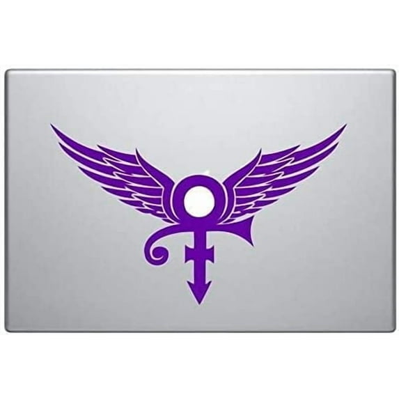 Compatible with Inspired Angel Vinyl Decal Laptop Tablet Skateboard Car Window Helmet Sticker (7", Dark Purple)