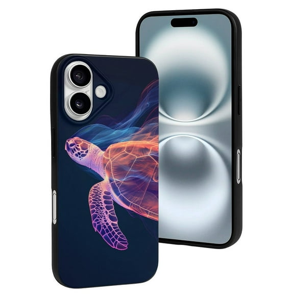 Compatible with Iphone 16 Case - Cute Soft Abstract Line Turtle Silicone Case Compatible with Iphone 16 Phone Case for Women Men