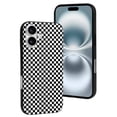 thumbnail image 1 of Compatible with Iphone 16 Case - Cute Soft Chess Chessboard Pattern Silicone Case Compatible with Iphone 16 Phone Case for Women Men, 1 of 6