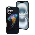 thumbnail image 1 of Compatible with Iphone 16 Case - Cute Soft Rainbow Luminescent Jellyfish Silicone Case Compatible with Iphone 16 Phone Case for Women Men, 1 of 6