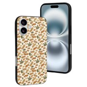 Compatible with Iphone 16 Case - Cute Soft Set With Peanut Silicone Case Compatible with Iphone 16 Phone Case for Women Men