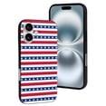 thumbnail image 1 of Compatible with Iphone 16 Case - Cute Soft Stars And Stripes Silicone Case Compatible with Iphone 16 Phone Case for Women Men, 1 of 6