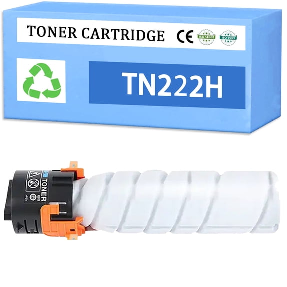 Compatible with Konica Minolta TN222H TN222 toner cartridge 11000 pages for Bizhub 266 306 7223 7228 printers,1,black 1-pack