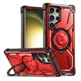 thumbnail image 1 of Compatible with Magsafe Samsung Galaxy S24 Plus Case Stand Heavy Duty Case for Men Women Magnetic Shockproof Protective Ostand Red, 1 of 5