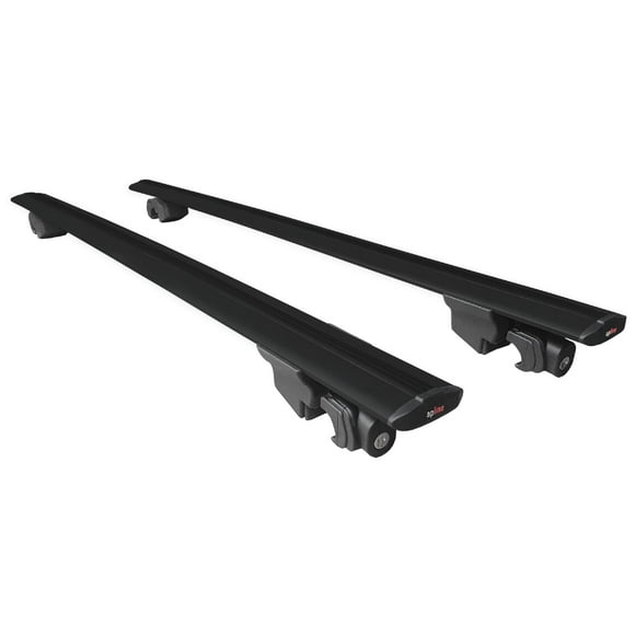 Compatible with Mazda CX-5 I (KE) 2012-2016 HOOK Model Car Roof Rack Cross Bar Black Aluminium 2 Bars