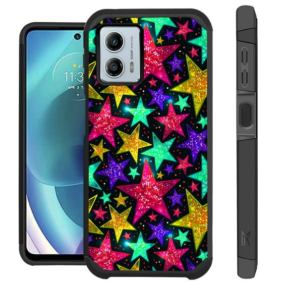 Compatible with Motorola Moto G Power 5G (2023); Hybrid Fusion Guard Phone Case Cover (Pink Starlight)