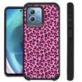 thumbnail image 1 of Compatible with Motorola Moto G Stylus 5G (2023); Hybrid Fusion Guard Phone Case Cover (Pink Leopard Skin), 1 of 2