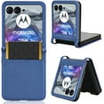 Compatible with Motorola razr 2024 Leather Case Cover,PU Leather flip Cover Compatible with