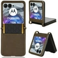 Compatible with Motorola razr 2024 Leather Case Cover,PU Leather flip