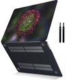 thumbnail image 1 of Compatible with Newest MacBook Pro 15 inchs Case 2019 2018 2017 2016 Release Model A1990&A1707, Plastic Hard Shell Case Cable Tie, Flower 1613, 1 of 5