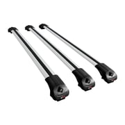 Compatible with Nissan Pathfinder 4 R52 2013-2020 ACE-1 Model Car Roof Rack Cross Bar Grey Aluminium 3 Bars