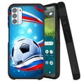 thumbnail image 1 of Compatible with Nokia G310 5G; Hybrid Fusion Guard Phone Case Cover (Soccer Ribbon), 1 of 2