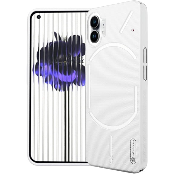 Compatible with Nothing Phone 2 Case Shockproof Ultra Thin Cute Soft Nothing Phone 2 Phone Case for Women Men Protective Case (White)