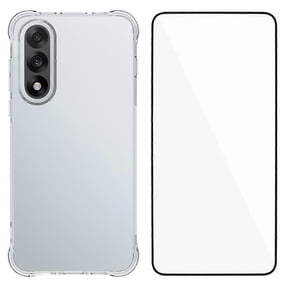 Compatible with OnePlus Nord 5 5G Phone Case WANLONFENG WL Series 2.0mm TPU Phone Protective Case with Tempered Glass Film