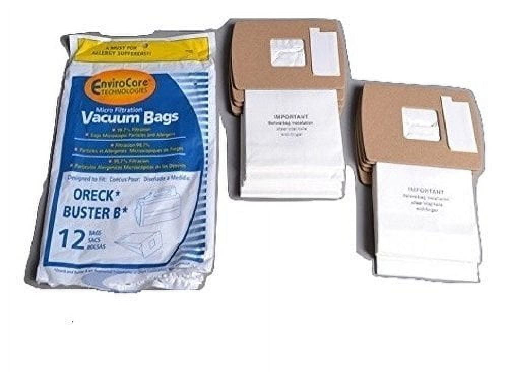 Compatible with Oreck Type B Canister Buster Vacuum Micro Paper Bags ...