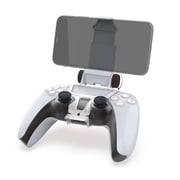 Compatible with PS5 Controllers Phone Mount Clip, Phone Holder Bracket for PlayStation 5 / DualSense/Slim/Pro Controllers Adjustable Gaming Phone Clamp for Remote Play
