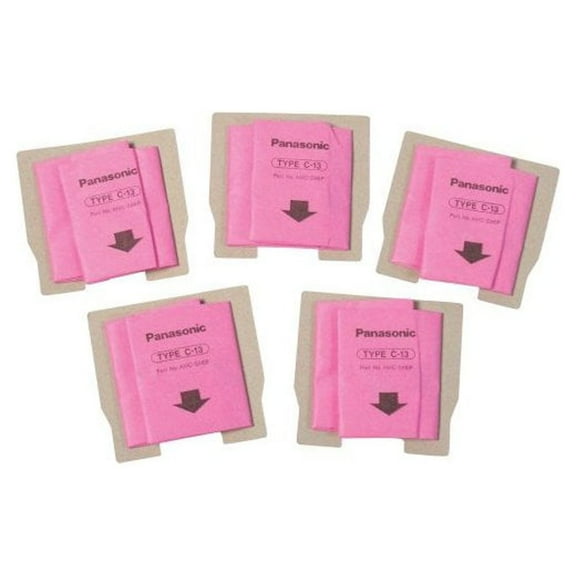 Panasonic AMC-S5EP Replacement Bag for MC-3900/MC-3920, 5 bags per pack - NEW