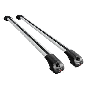 Compatible with Pontiac Vibe 2002-2008 ACE-1 Model Car Roof Rack Cross Bar Grey Aluminium 2 Bars