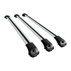 Compatible with Pontiac Vibe 2002-2008 ACE-1 Model Car Roof Rack Cross Bar Grey Aluminium 3 Bars