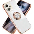thumbnail image 1 of Compatible with Redmi Note 12 Pro Plus Case Silicone TPU Shockproof Redmi Note 12 Pro Plus Phone Case Cute Cases with Ring for Women Men (White), 1 of 14