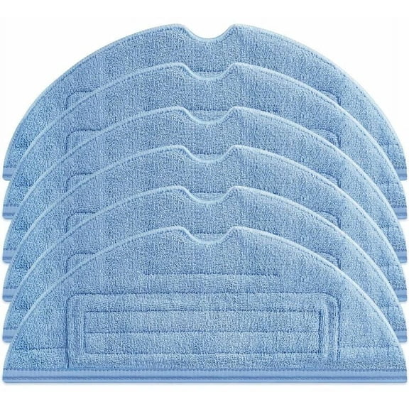 Compatible with S7, S7Plus, T7, T7Plus, T7SPlus - Washable & High-Quality 6-Pack Reusable Microfiber Mop Pads for Xiaomi Roborock S7 Series