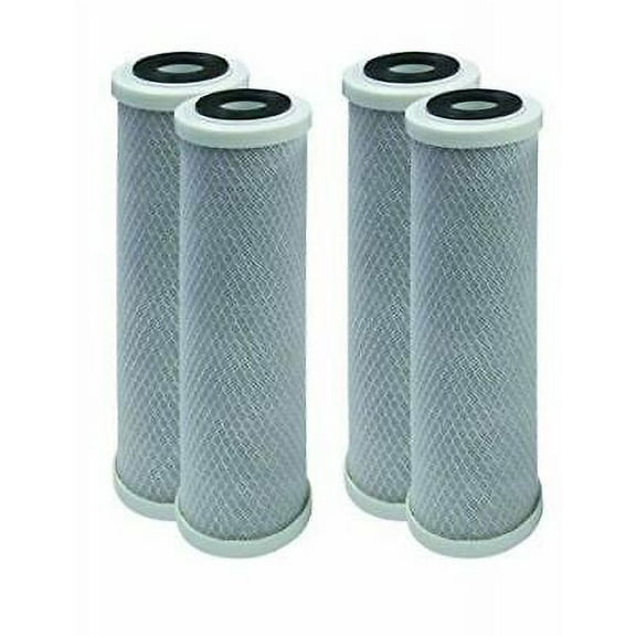 Compatible with SPECTRAPURE CARBON FILTER 1 MICRON 10" 4 Pack
