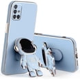 thumbnail image 1 of Compatible with Samsung A51 Case Silicone TPU Plating, Galaxy A51 Case Cute Astronaut Pattern Phone Case with Stand (Samsung Galaxy A51, Blue), 1 of 13