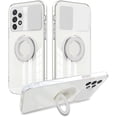 thumbnail image 1 of Compatible with Samsung A73 5G Case Clear Anti-Scratch Samsung Galaxy A73 5G Cases with Ring Shockproof Phone Case with Lens Cover (White), 1 of 7