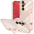 thumbnail image 1 of Compatible with Samsung Galaxy A54 5G Cell Phone Case with Grip Finger Hand Phone Holder Tablet Phone Strap Shockproof Protective Bumper Case-Pink, 1 of 7