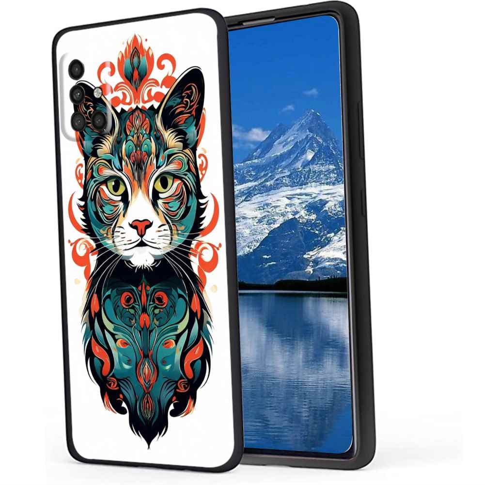 Compatible with Samsung Galaxy A71 4G Phone Case, Chese-Geoffroy-s-Cat ...