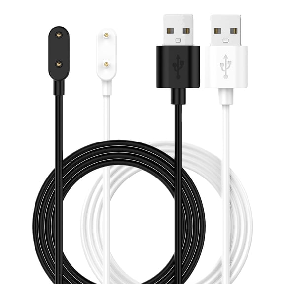 Compatible with Samsung Galaxy FIT 3 Charger, 3.3FT Replacement Charing Cable for Samsung Galaxy FIT 3 SM-R390 Activity Tracker (Black&White)