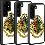 Compatible with Samsung Galaxy S23 5G(SM-S911B/DS)(6.1") Phone Case ,hard (PC) back and soft (TPU) side-Harry Potter Hogwarts School Crest NC12162