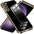thumbnail image 1 of Compatible with Samsung Galaxy S23 Plus 5G Case Flexible Soft TPU Silicone Shockproof Protective Waterproof Phone Cases Black, 1 of 14