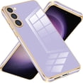 thumbnail image 1 of Compatible with Samsung Galaxy S23 Plus 5G Case Flexible Soft TPU Silicone Shockproof Protective Waterproof Phone Cases Purple, 1 of 7