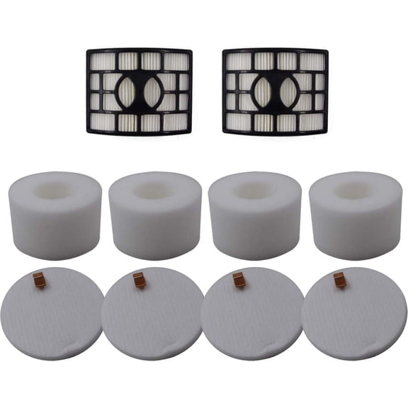 Compatible with Shark UV700 NV600 NV770 ZD550 ZU701 Vacuum Filter Replacement Set, Includes HEPA and Foam Felt Filters XFF600 XHF600