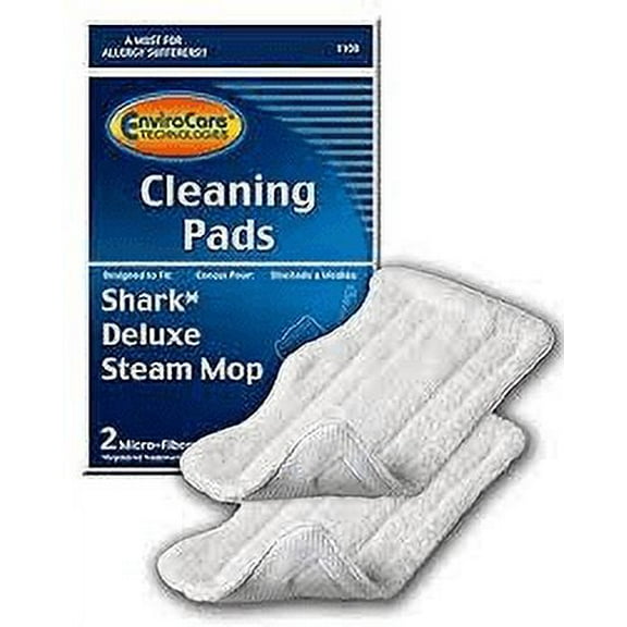 Compatible with Shark Vacuum Cleaner 2 Pack Pads Deluxe Steam Mop XT3101 EnviroCare 1108 Vac