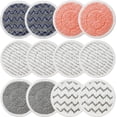 thumbnail image 1 of Compatible with Shark Vacuum Mop Pads 12 Pack for Shark S7001 S8201 S7201 S7000AMZ S8001 S7000 S7005 S7020 Series, Compare Part #:XKITP7000, 1 of 12