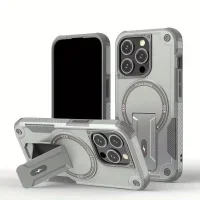 Compatible with Shell Case with Hidden Holder and Lanyard for iPhone 12/13/14/15/16