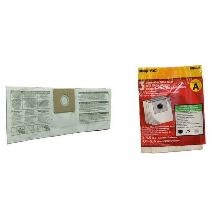 Type B 2 Gal. Bags Replacement for Shop-Vac, Compatible with Part SV-9066800 (6-Pack) Type B 2 Gal. Bags Replacement for Shop-Vac, Compatible with Part SV-9066800 (6-Pack)